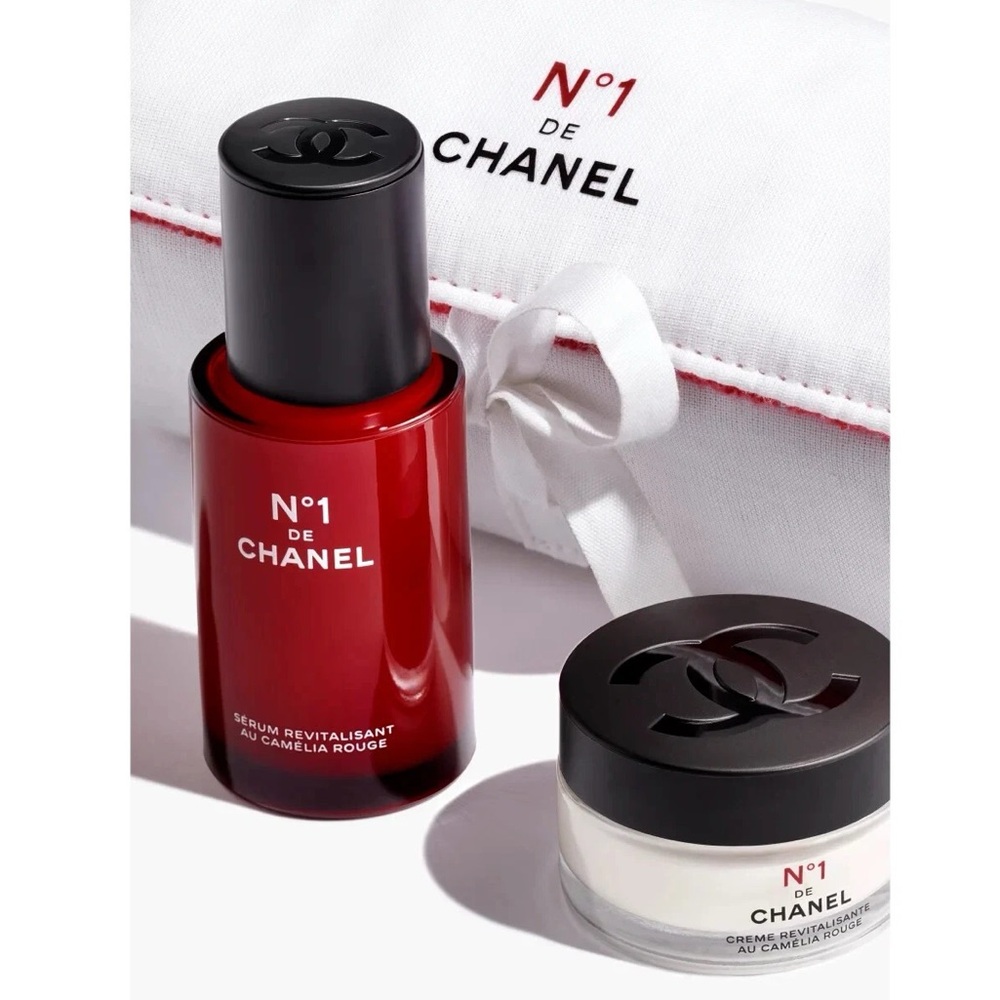 BRAND NEW! Chanel Red Camellia Revitalizing and Nourishing Duo
